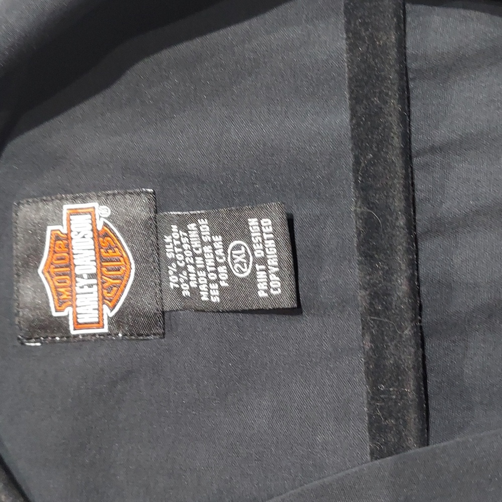Men's Harley-Davidson short sleeve shirt, 2xl, lightweight breathable material - Picture 5 of 5